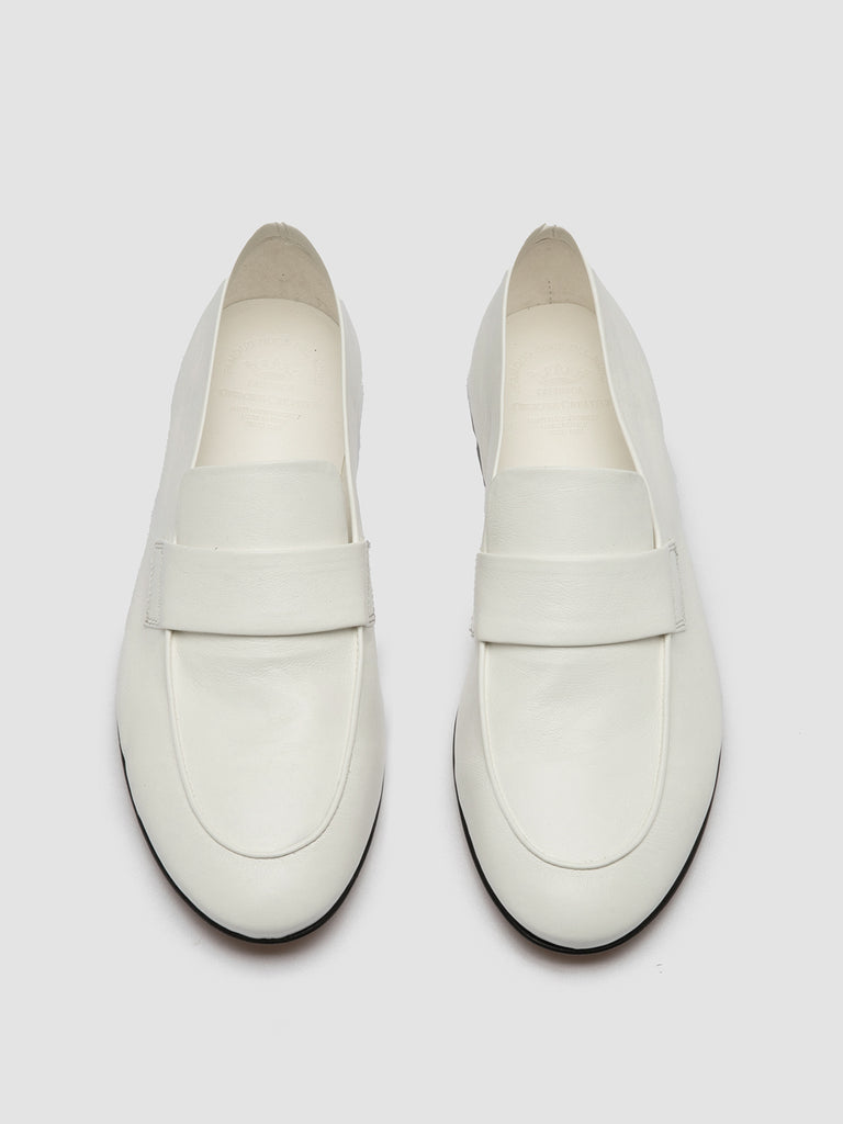 BLAIR 001 Osso - White Leather Loafers Women Officine Creative - 2