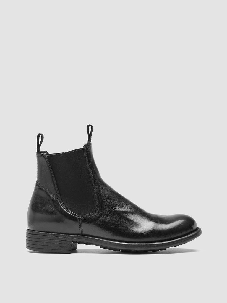 CALIXTE 004 - Black Leather Chelsea Boots