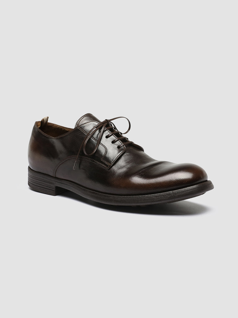 CHRONICLE 001 Caffè/Moro - Brown Leather Derby Shoes Men Officine Creative - 3