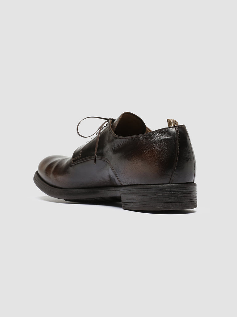 CHRONICLE 001 Caffè/Moro - Brown Leather Derby Shoes Men Officine Creative - 4