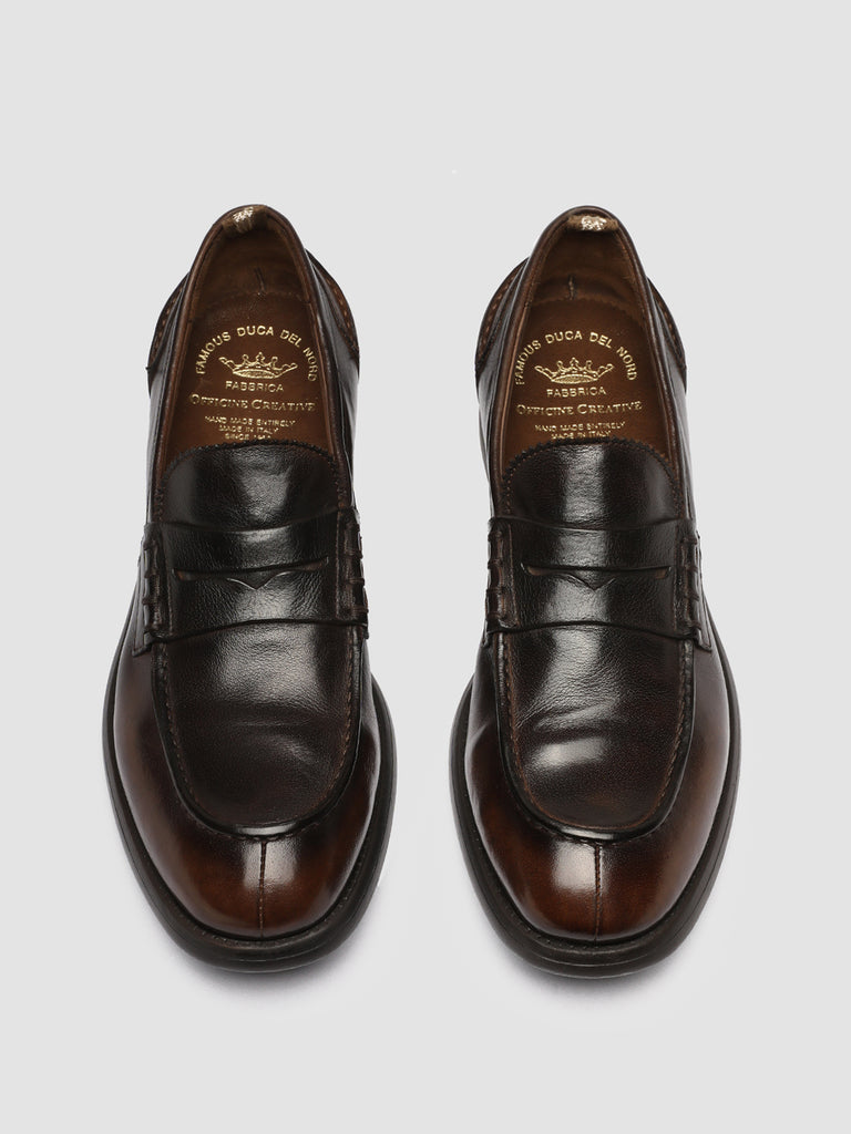 CHRONICLE 056 - Brown Leather Penny Loafers