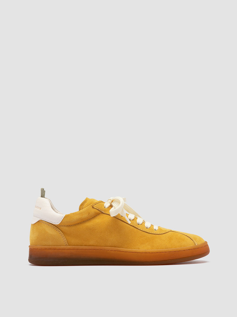 DESTINY 101 Yellow - Yellow Leather and Suede Low Top Sneakers Women Officine Creative - 1