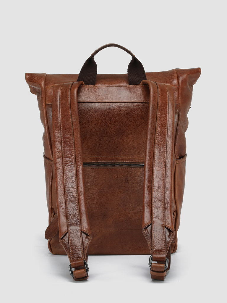 EQUIPAGE 001 Cotto - Brown Leather Backpack Officine Creative - 4