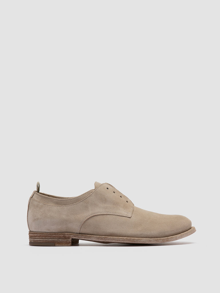 LEXIKON 501 - Ivory Suede Derby Shoes