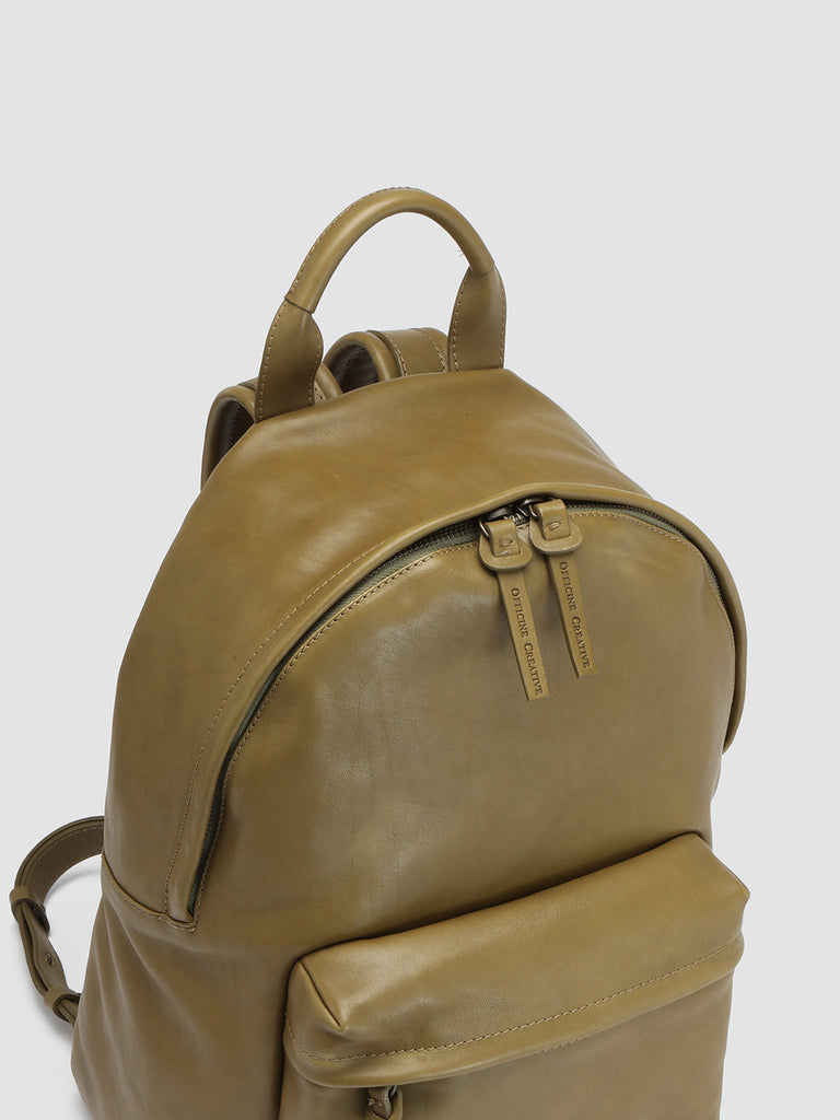 MINI PACK Fir Green - Green Nappa Leather Backpack Officine Creative - 2