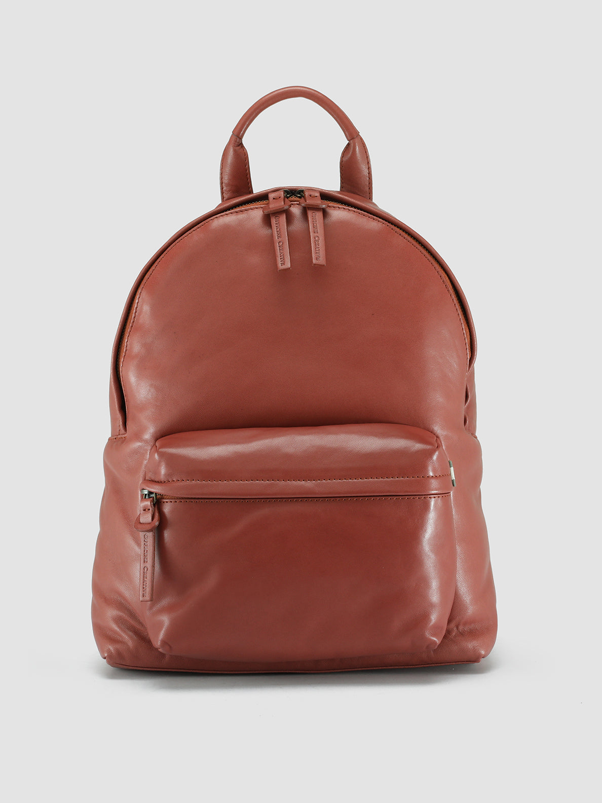 MINI PACK Tan Leather Backpack