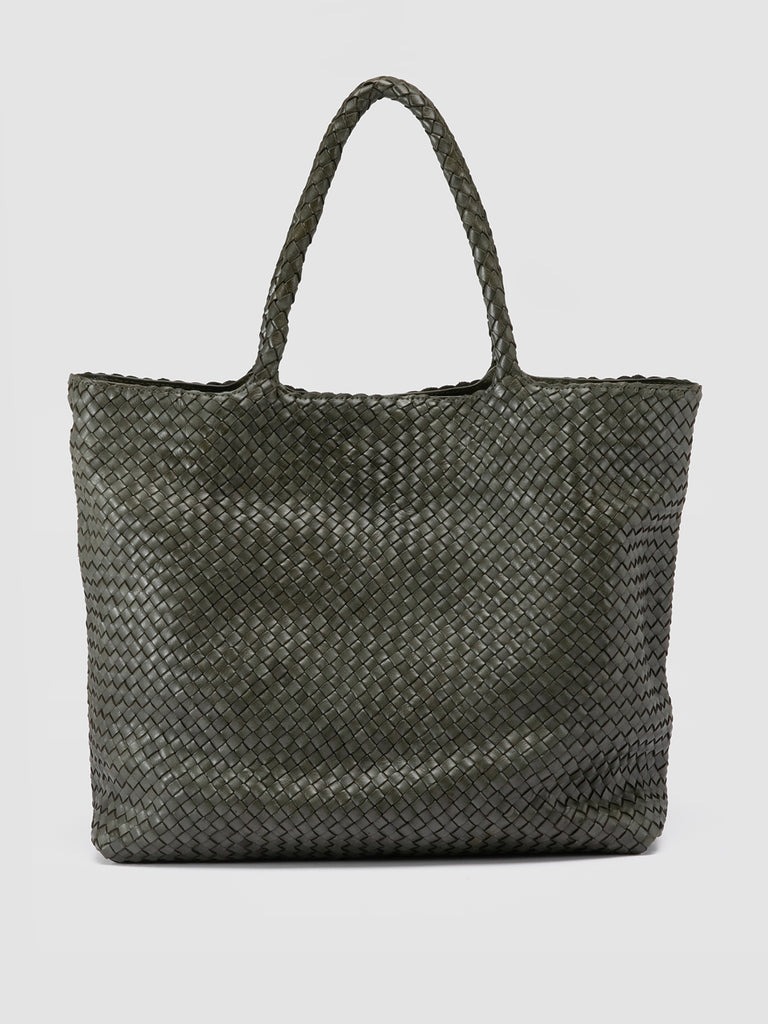 OC CLASS 35 - Green Leather Shoulder Bag
