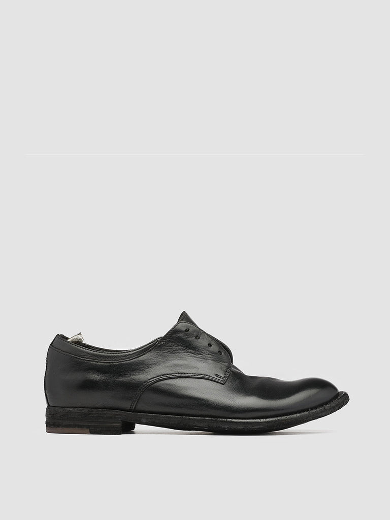 LEXIKON 501 Nero - Black Leather Derby Shoes Women Officine Creative - 1