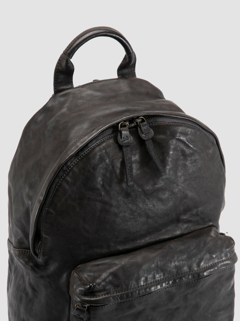 OC PACK Magnete - Grey Leather Backpack Men Officine Creative - 2