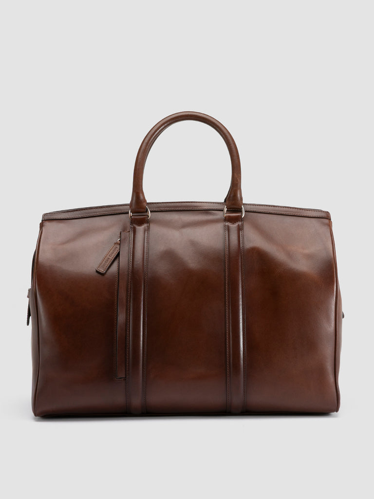QUENTIN 009 T.Moro - Brown Leather Bag Men Officine Creative - 1