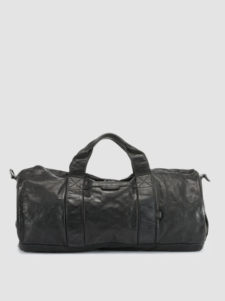 RECRUIT 007 Nero - Black Leather Travel Bag Officine Creative - 1