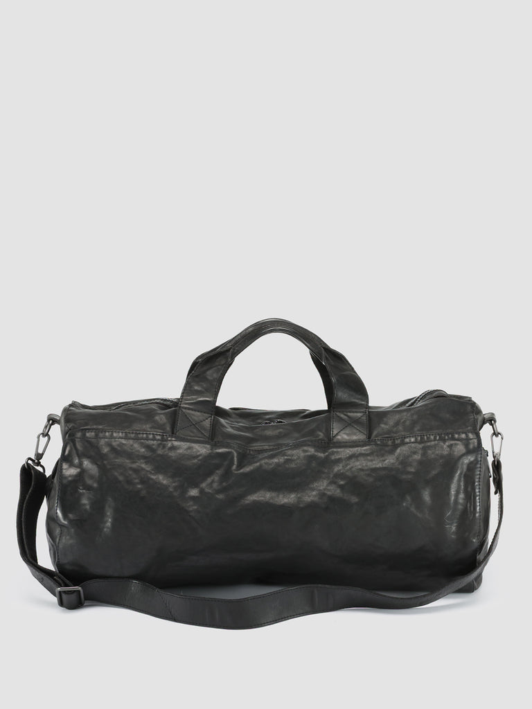 RECRUIT 007 Nero - Black Leather Travel Bag Officine Creative - 4