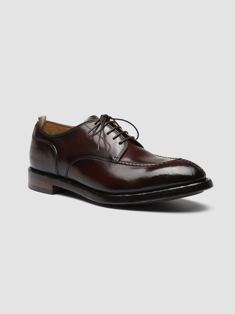 TEMPLE 005 Canyon Bordò - Burgundy Leather Derby Shoes Men Officine Creative - 3