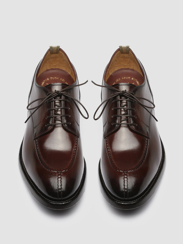 TEMPLE 005 Canyon Bordò - Burgundy Leather Derby Shoes Men Officine Creative - 2