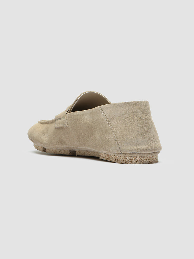 C-SIDE 101 Nude Spring - Ivory Suede Loafers Women Officine Creative - 4