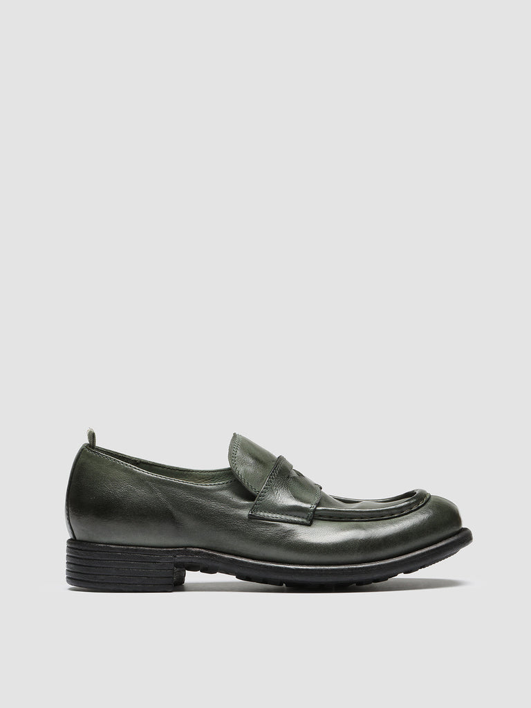 CALIXTE 020 Depths - green Leather loafers Women Officine Creative - 1