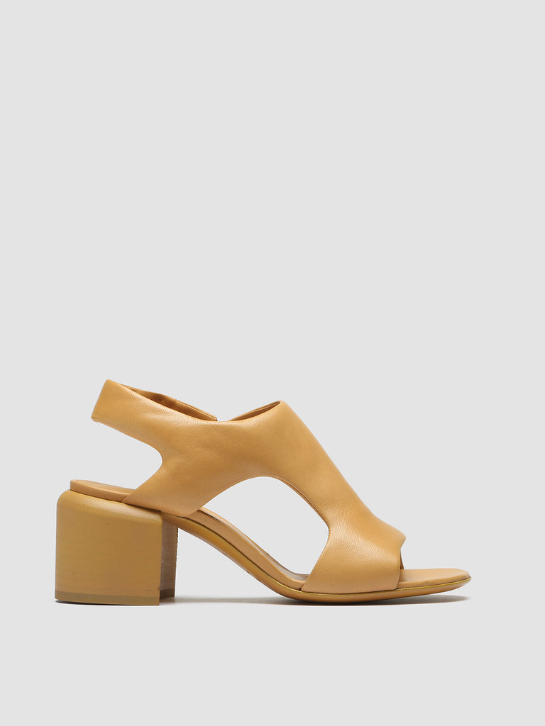 ETHEL 013 - Yellow Leather Sandals