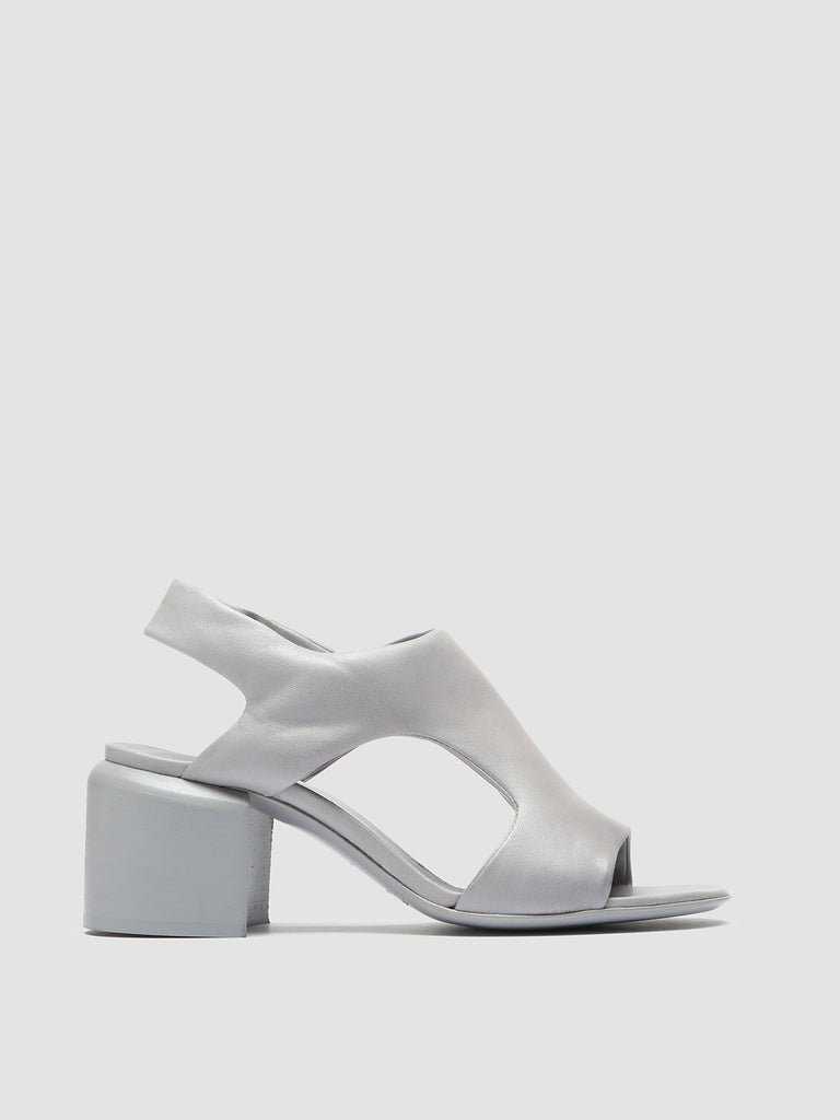 ETHEL 013 - Gray Leather Sandals