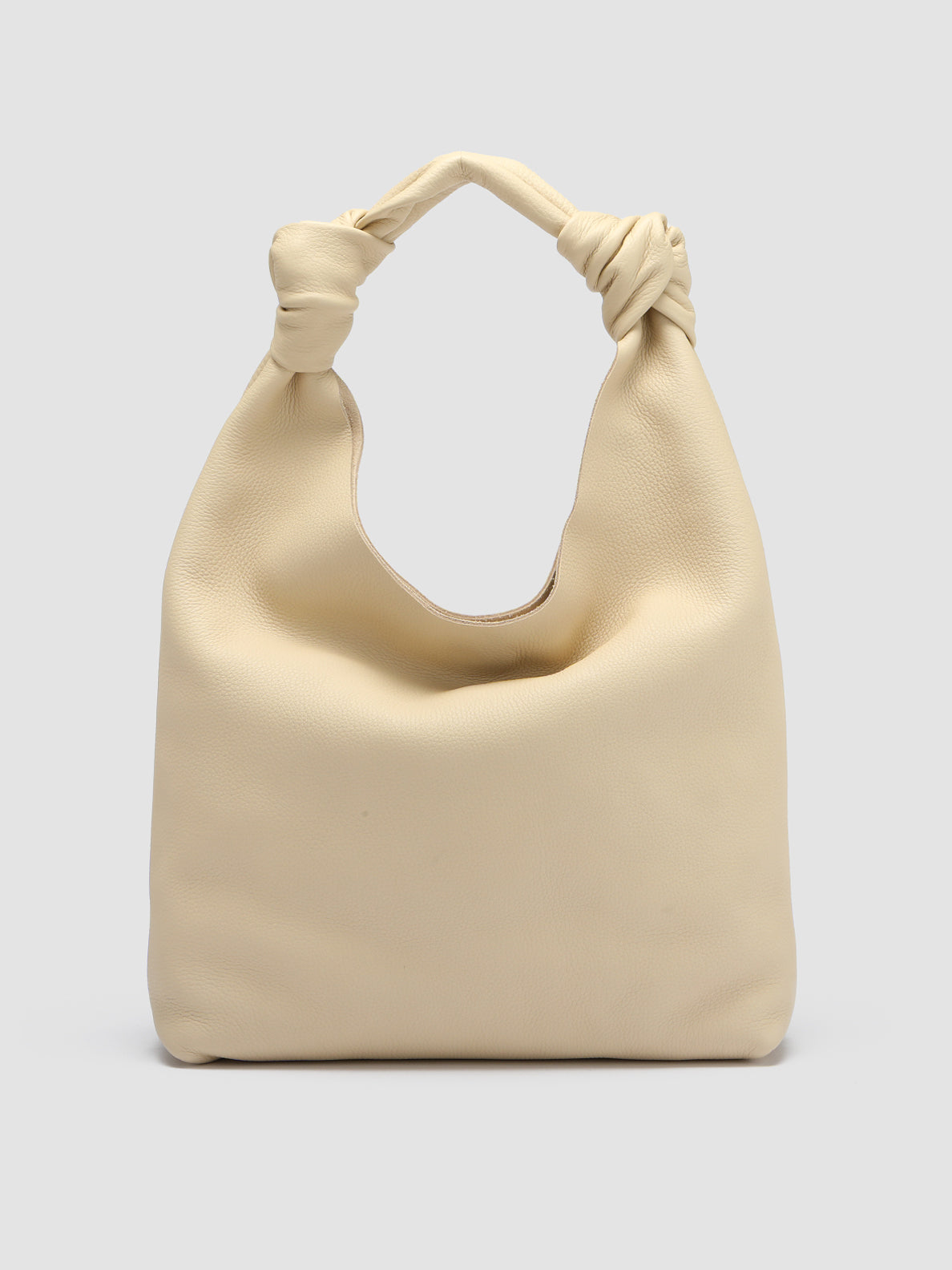 Sand/coffee Nappa Leather Hobo Bag