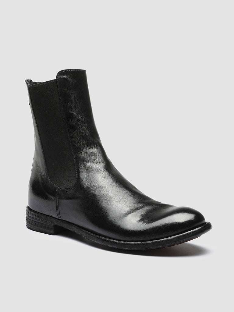 LEXIKON 073 Nero - Black Leather Chelsea Boots Women Officine Creative - 3