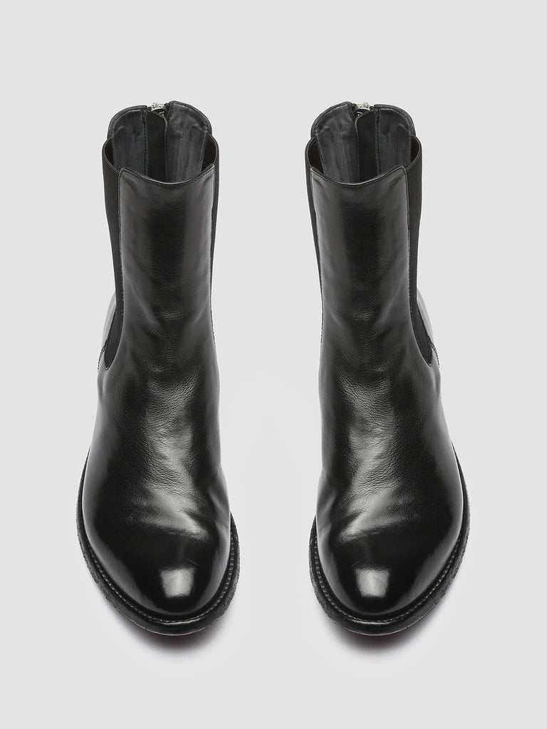 LEXIKON 073 Nero - Black Leather Chelsea Boots Women Officine Creative - 2
