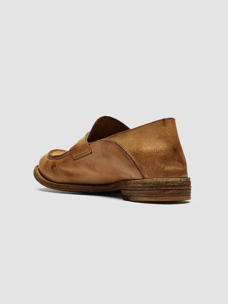 LEXIKON 516 Vecchio Sughero - Brown Leather Loafers Women Officine Creative - 4