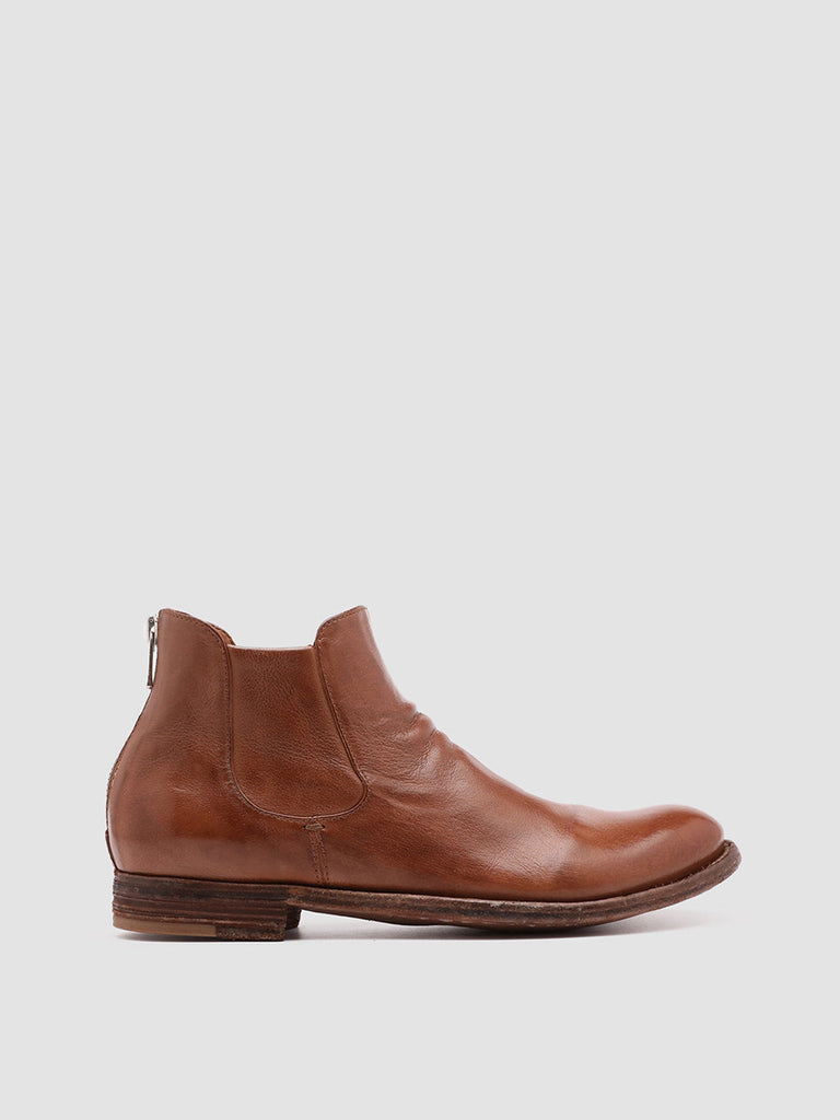 LEXIKON 528 - Brown Leather Booties