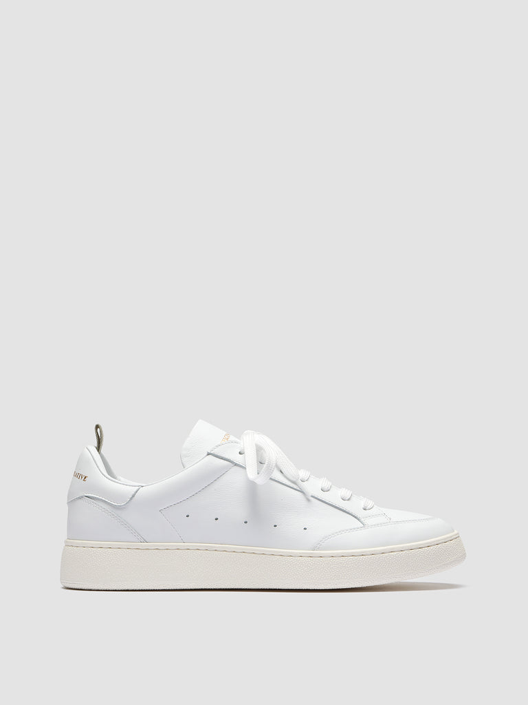 MOWER 007 Bianco - White Leather Sneakers Men Officine Creative - 1