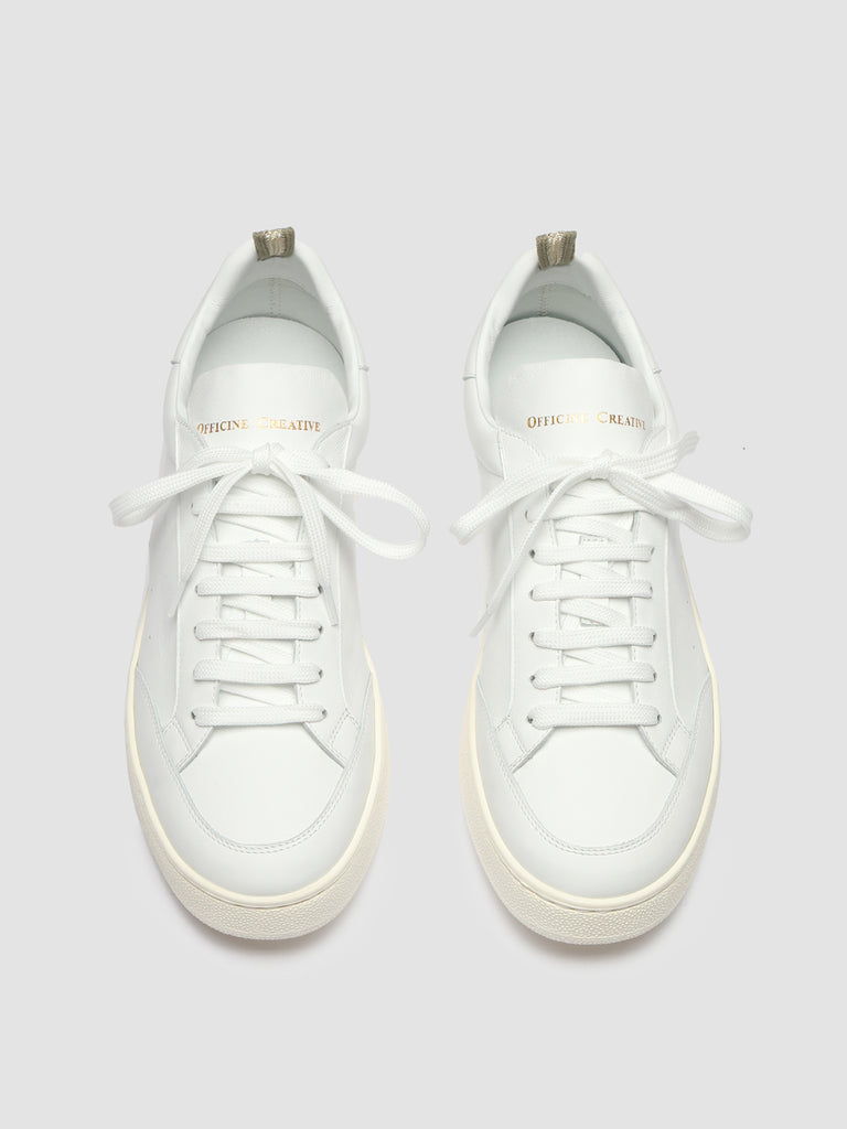 MOWER 007 Bianco - White Leather Sneakers Men Officine Creative - 2