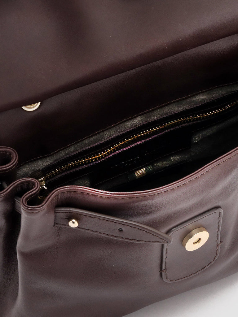 NOLITA WOVEN 201 Truffle - Brown Nappa Leather Hand bag Officine Creative - 7