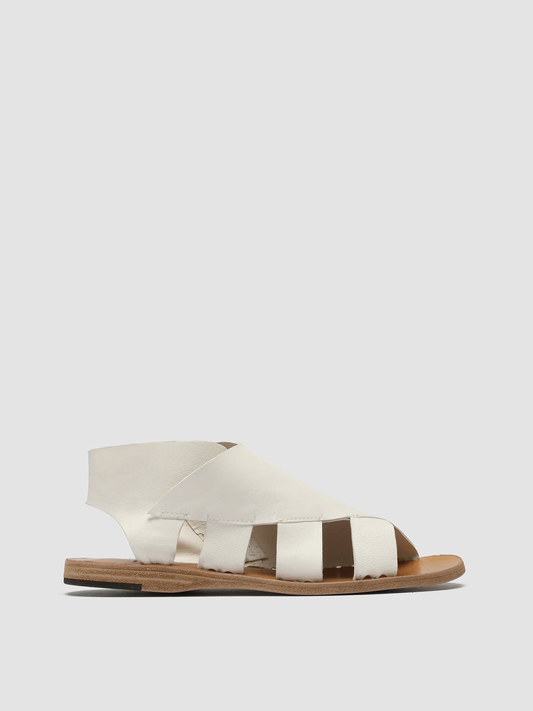ITACA 044 - White Leather Sandals