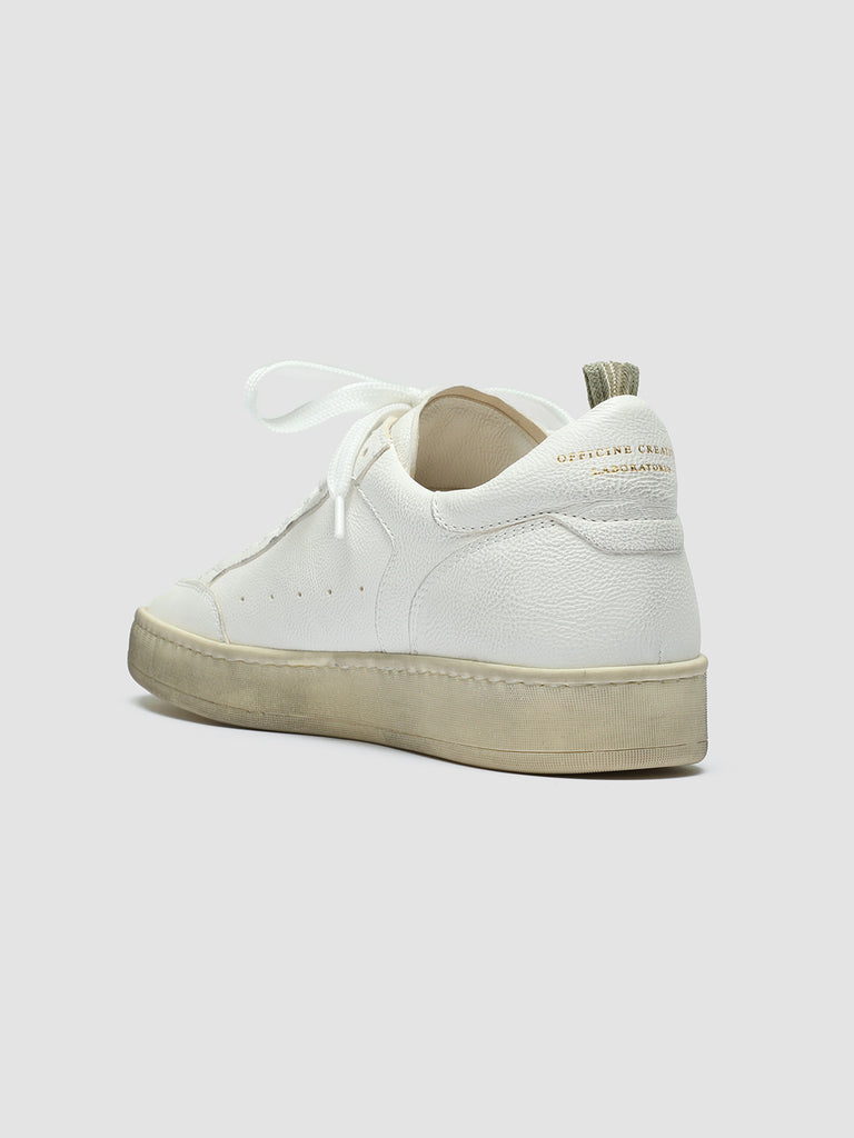 MAGIC 101 Optical White - White Leather Low Top Shoes Women Officine Creative - 4