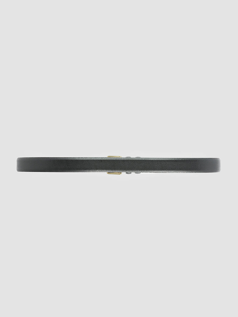 OC STRIP 09 Nero - Black Leather Belt Officine Creative - 3
