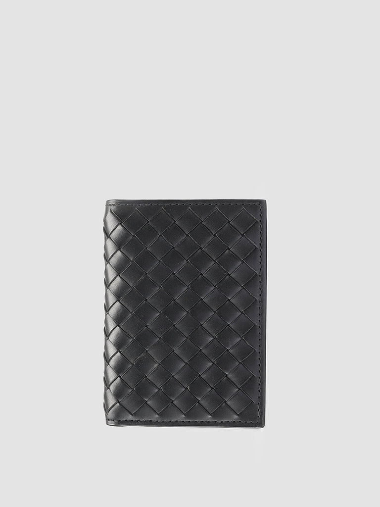 BOUDIN 124 Nero - Black Leather bifold wallet Officine Creative - 1