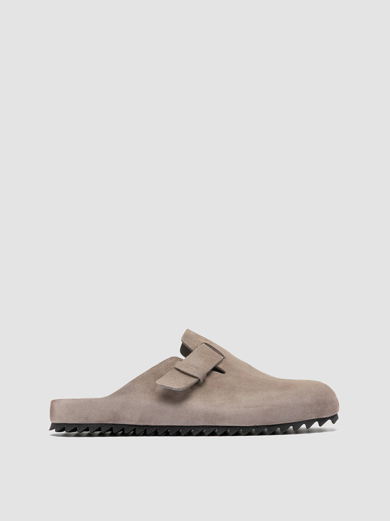 AGORÀ 004 - Gray Suede Sandals