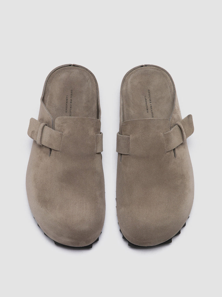 AGORÀ 004 Quarzo - Grey Suede Sandals Men Officine Creative - 2
