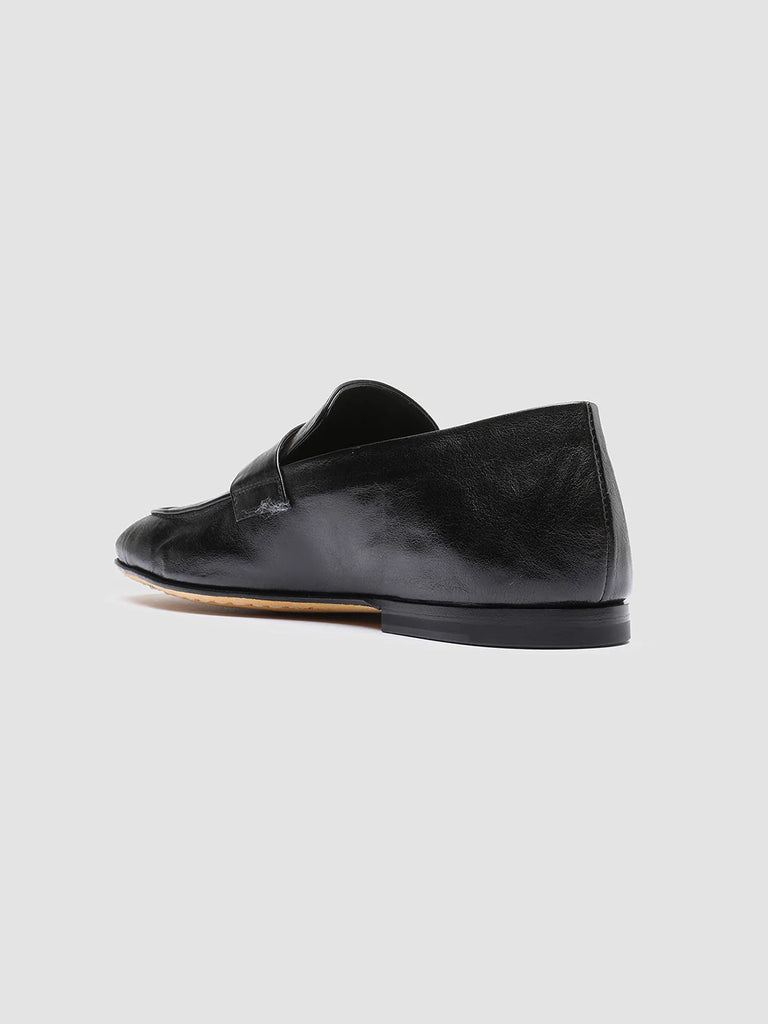 AIRTO 001 Nero - Black Leather Penny Loafers Men Officine Creative - 4