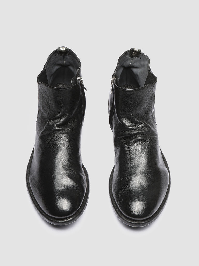 ARC 514 Nero - Black Leather Ankle Boots Men Officine Creative - 2
