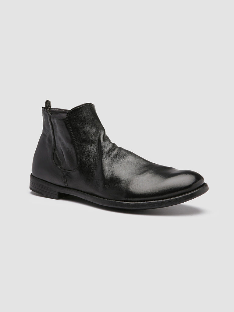 ARC 514 Nero - Black Leather Ankle Boots Men Officine Creative - 3