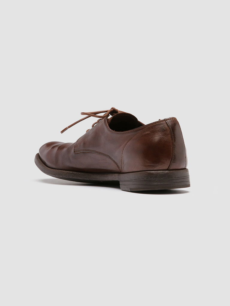 ARC 515 Cigar - Brown Leather Derby Shoes Men Officine Creative - 4