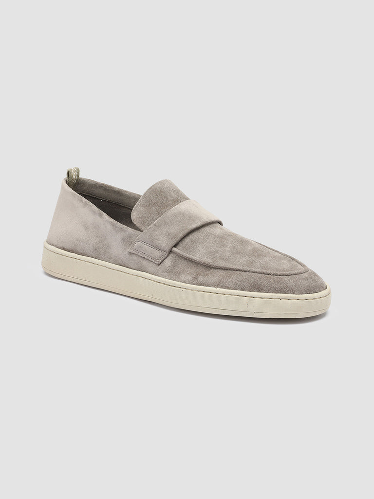 HERBIE 001 Quarzo - Taupe Suede Penny Loafers Men Officine Creative - 3