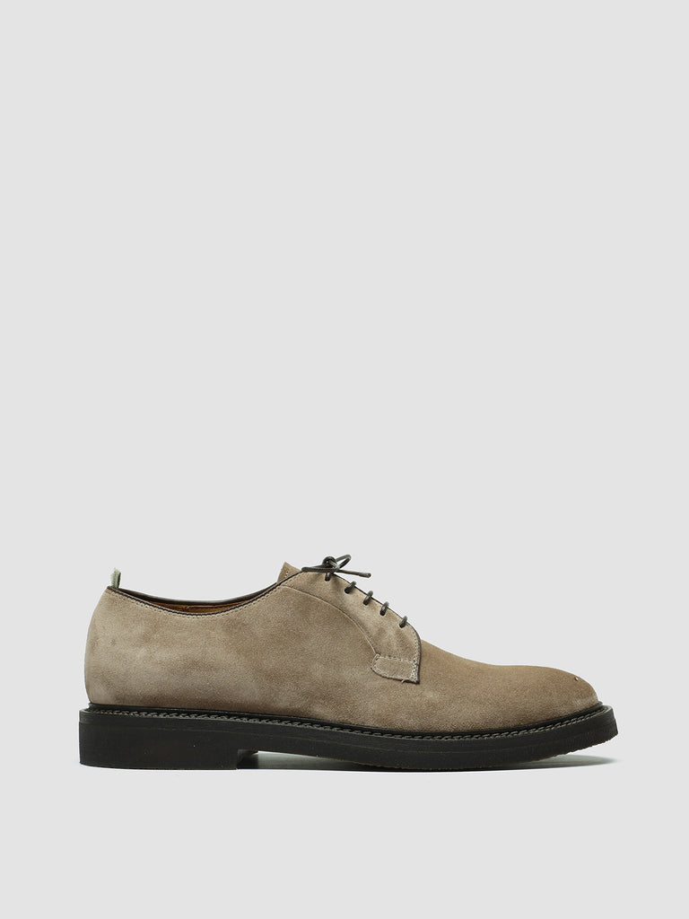 HOPKINS FLEXI 201 Orice - Taupe Suede Derby Shoes Men Officine Creative - 1