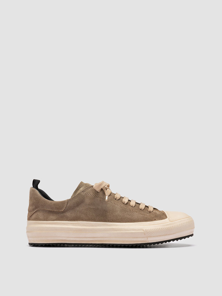 MES 009 Dusty Antilope - Taupe Leather and Suede Low Top Sneakers Men Officine Creative - 1