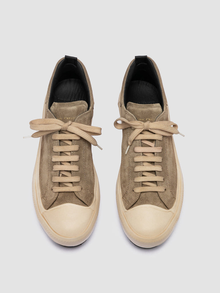 MES 009 Dusty Antilope - Taupe Leather and Suede Low Top Sneakers Men Officine Creative - 2