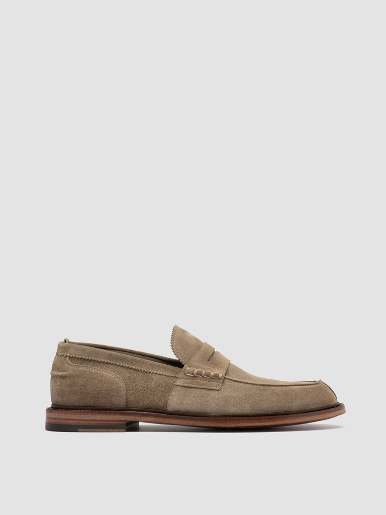 SAX 001 Lead - Taupe Suede Penny Loafers Men Officine Creative - 1