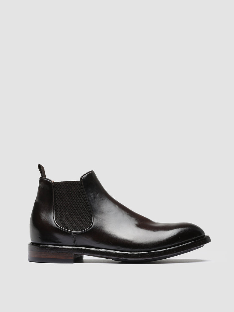 TEMPLE 008 Ebano - Brown Leather Chelsea Boots Men Officine Creative - 1