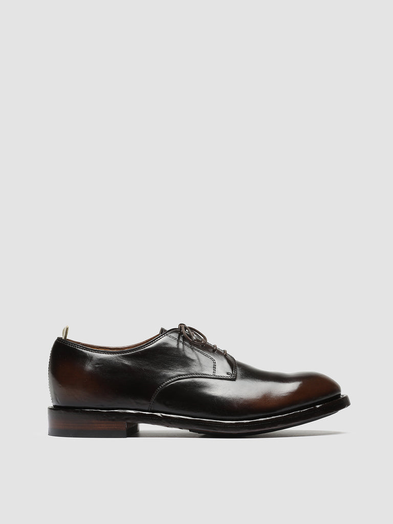 TEMPLE 018 Toscano/T.Moro - Brown Leather Derby Shoes Men Officine Creative - 1