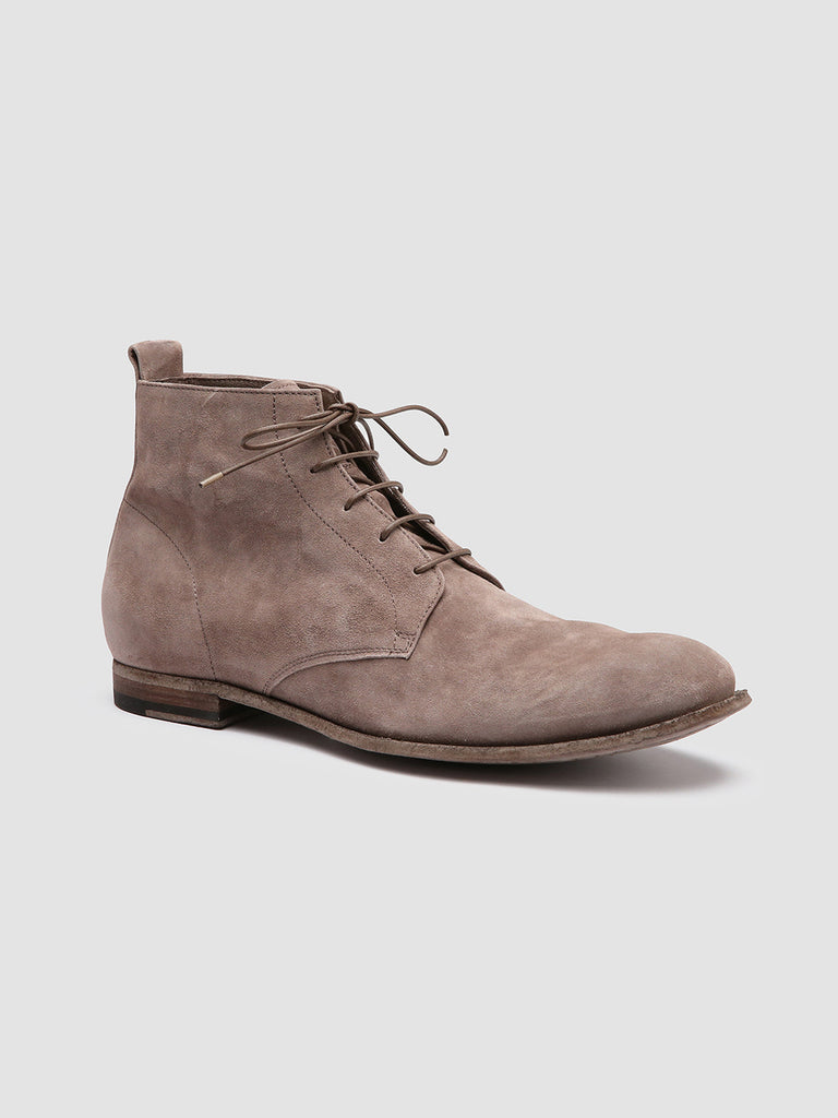 STEREO 004 Otter - Taupe Suede ankle boots Men Officine Creative - 3