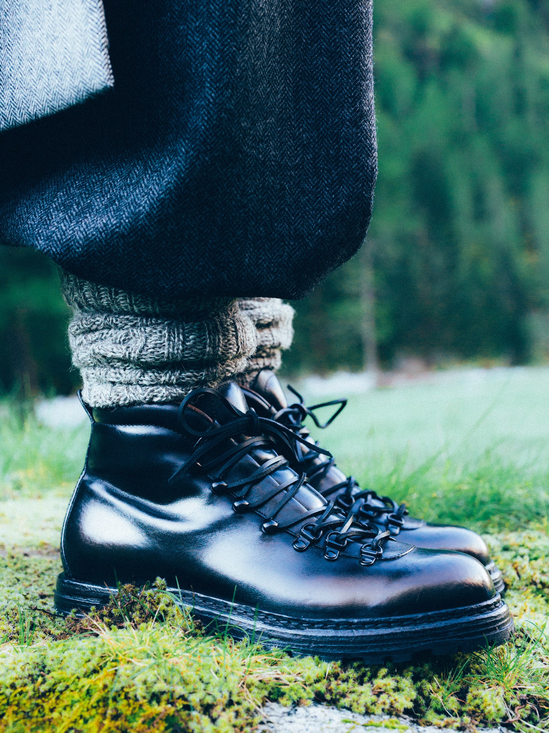 Officine Creative - Men's black leather boots