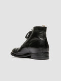 ADMIRAL 010 - Black Leather Lace-up Boots